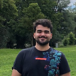 Student auf der Innwiese
